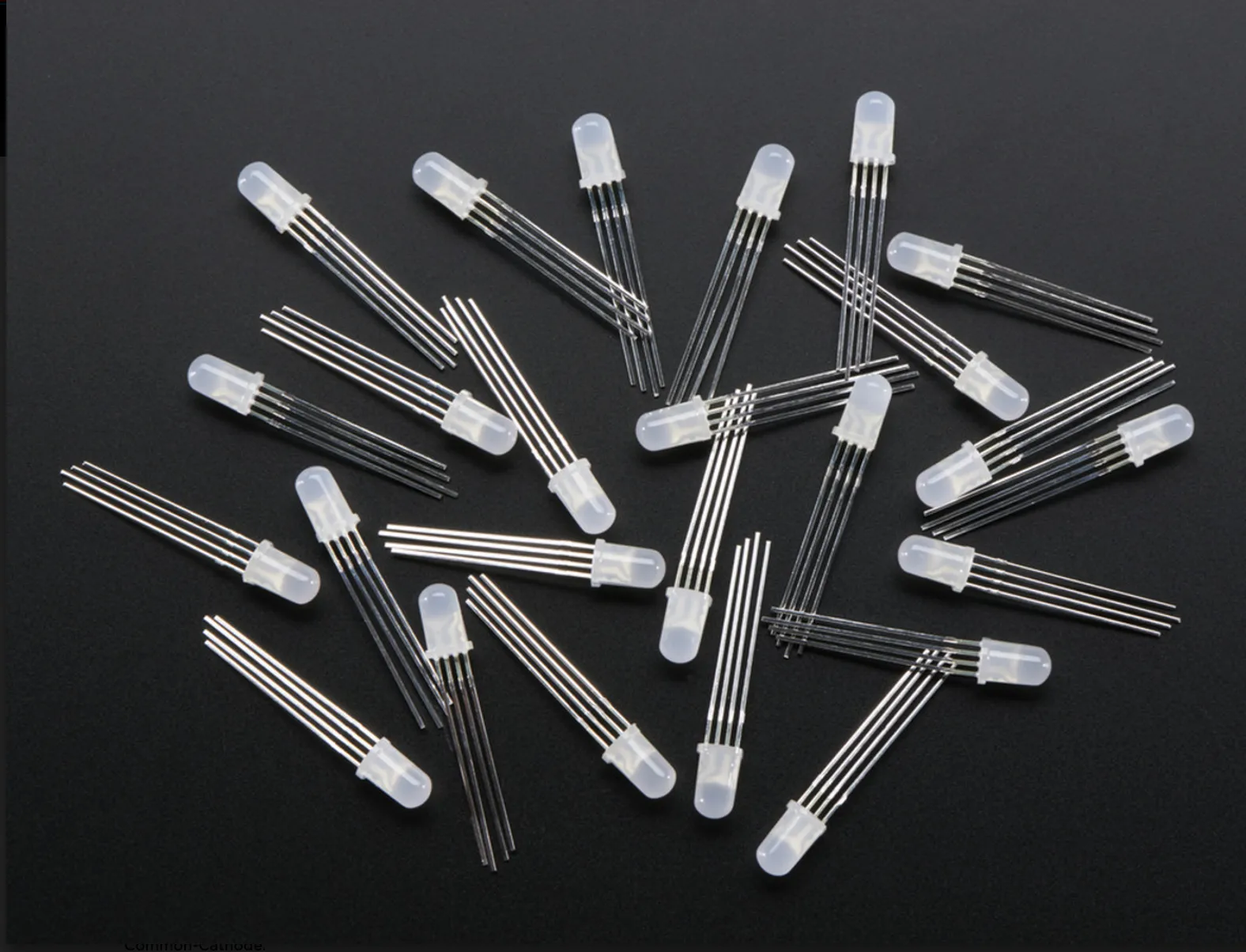 Diffused RGB 5mm LED (25 pack)