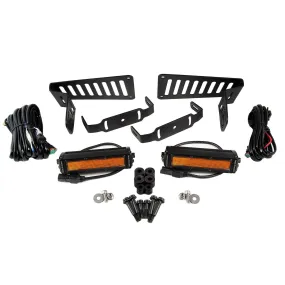 Diode Dynamics - DD6095 - Jeep 2018-2021 SS6 Cowl LED Kit Amber Flood
