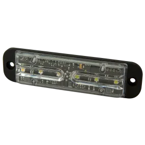ECO ED3701AC ECCO Directional 6 LED Light (4.8", Split Amber/White, 2 Bolt)