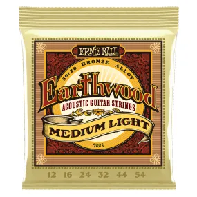 Ernie Ball Earthwood Bronze Acoustic Guitar Strings 12-54