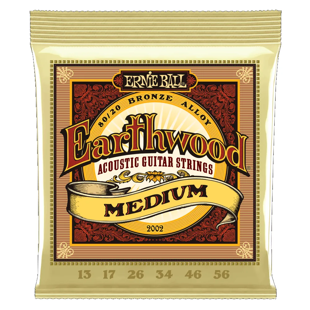 Ernie Ball Earthwood Bronze Acoustic Guitar Strings 13-56
