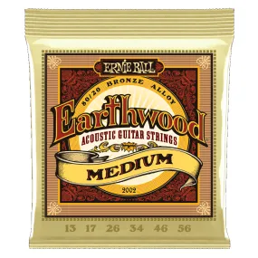 Ernie Ball Earthwood Bronze Acoustic Guitar Strings 13-56