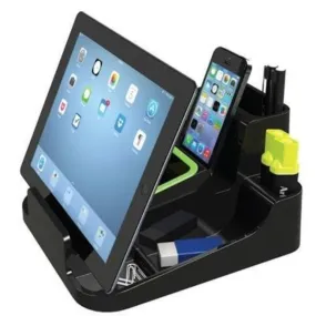 Esselte Smart Caddy Large Black Desktop Table Organiser Stand