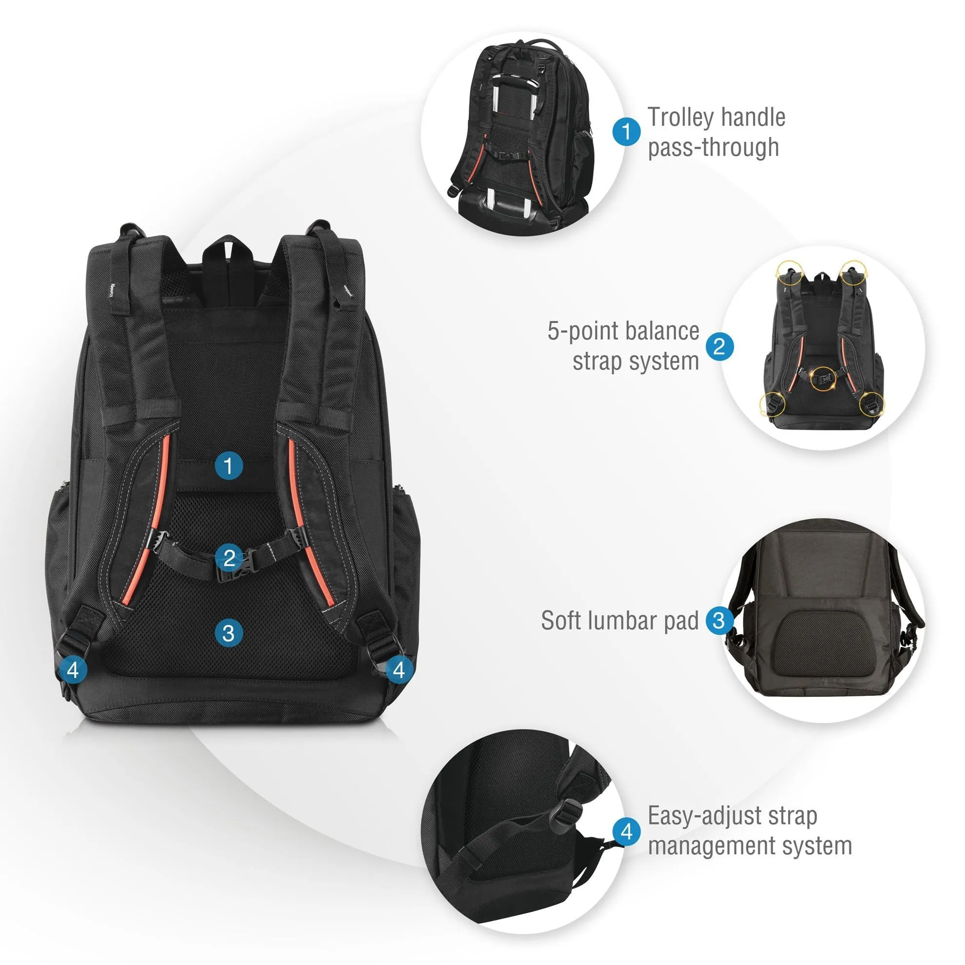 Everki Atlas Checkpoint Friendly Laptop Backpack, 11'' to 15.6'' Adaptable Compartment