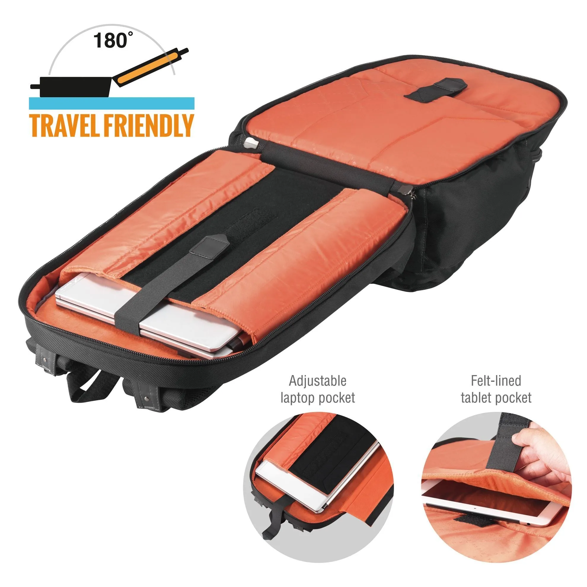 Everki Atlas Checkpoint Friendly Laptop Backpack, 11'' to 15.6'' Adaptable Compartment