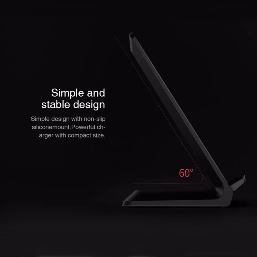 Fast Wireless Charger Station Holder NILLKIN Qi Wireless Charger Portable for iPhone X/8/8 Plus for Samsung S8/S9 Plus