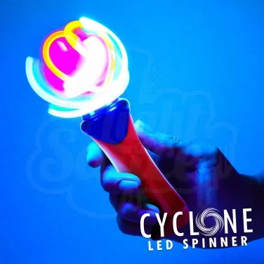 Flashing Cyclone Spinner Light