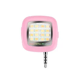 FORNORM Mini Portable 16 LED Selfie flash light for iPhone For Samsung For S8/S8 /S7 Edge/i5/i6/xiaomi mi6/huawei/one plus/LG