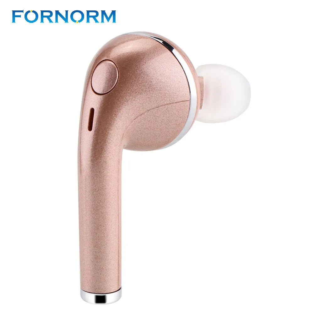 Fornorm Wireless Bluetooth In-Ear Earphone Support Hands-free Call Headset For Iphone Android Smartphone