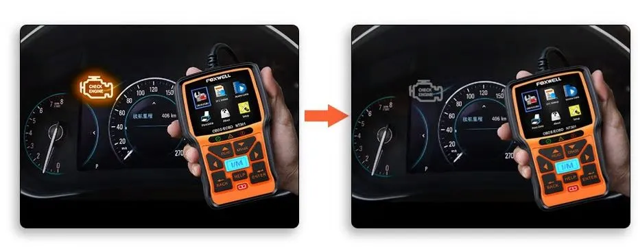 Foxwell NT301 OBD OBD2 Scanner Car Engine Diagnostic Code Reader