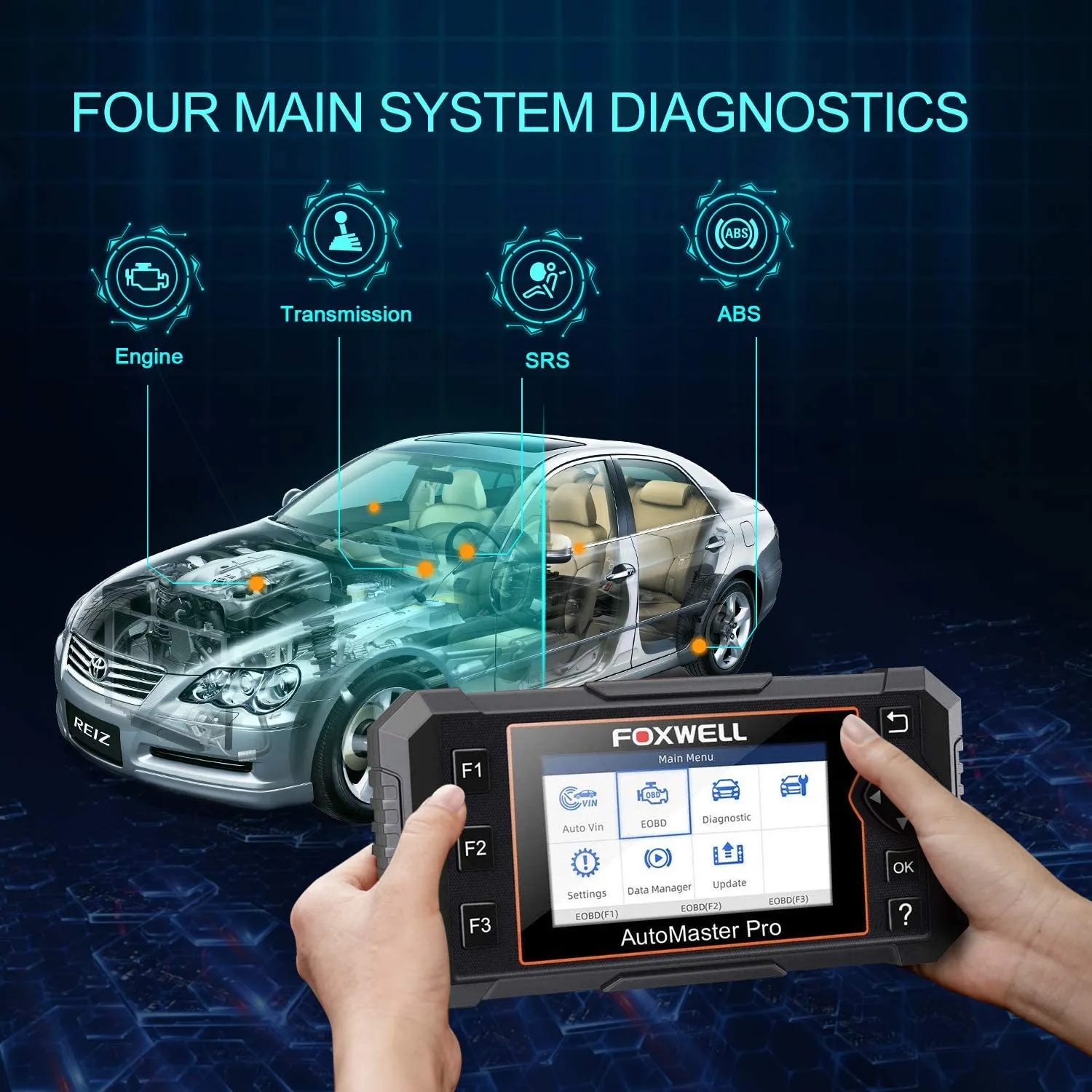 Foxwell NT614 Elite OBD2 Car Diagnostic Tool OBD2 Code Reader