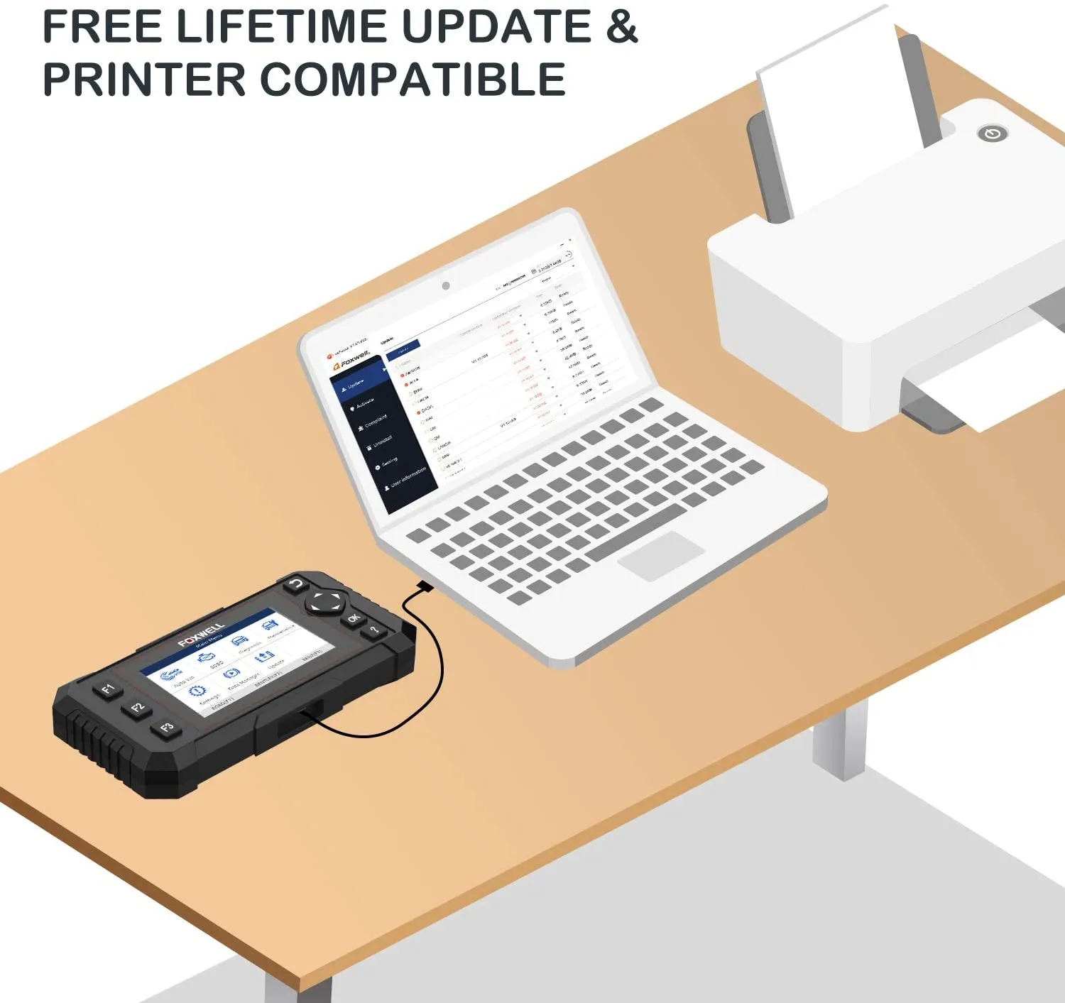 Foxwell NT614 Elite OBD2 Car Diagnostic Tool OBD2 Code Reader