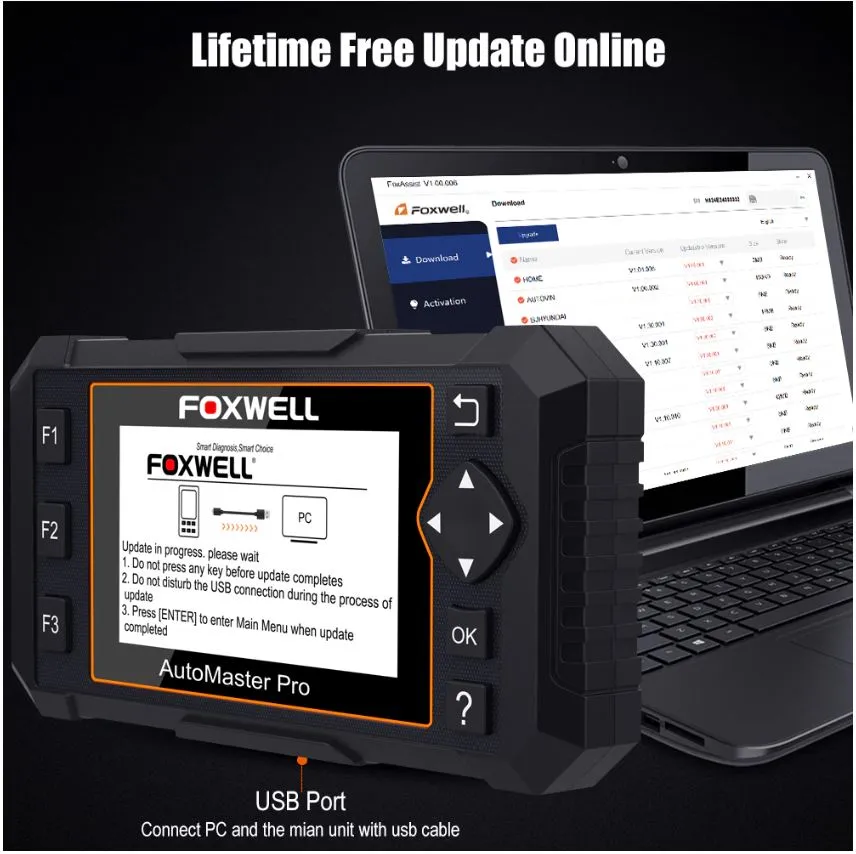 Foxwell NT624 Elite OBD2 EOBD Automotive Scanner Full System Code Reader