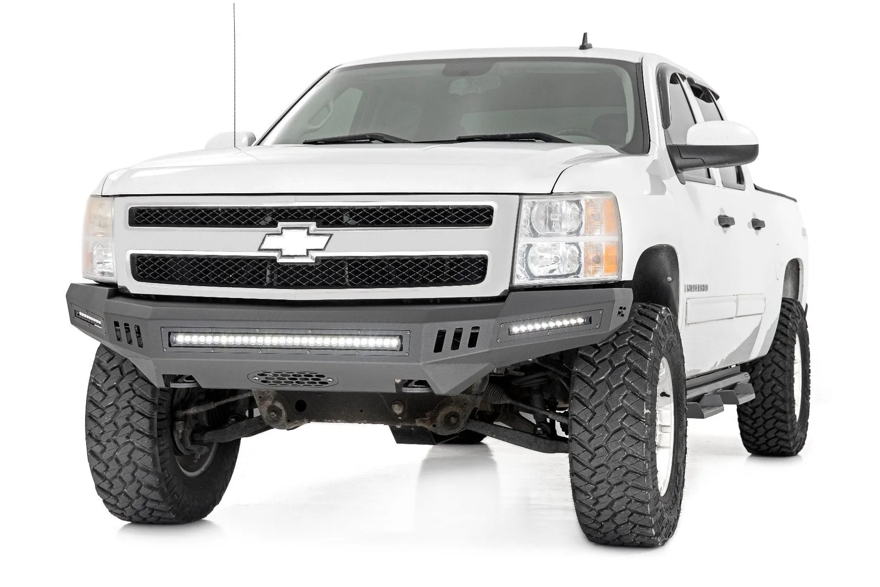 Front High Clearance Bumper - BLK LEDs - Chevy Silverado 1500 (07-13)