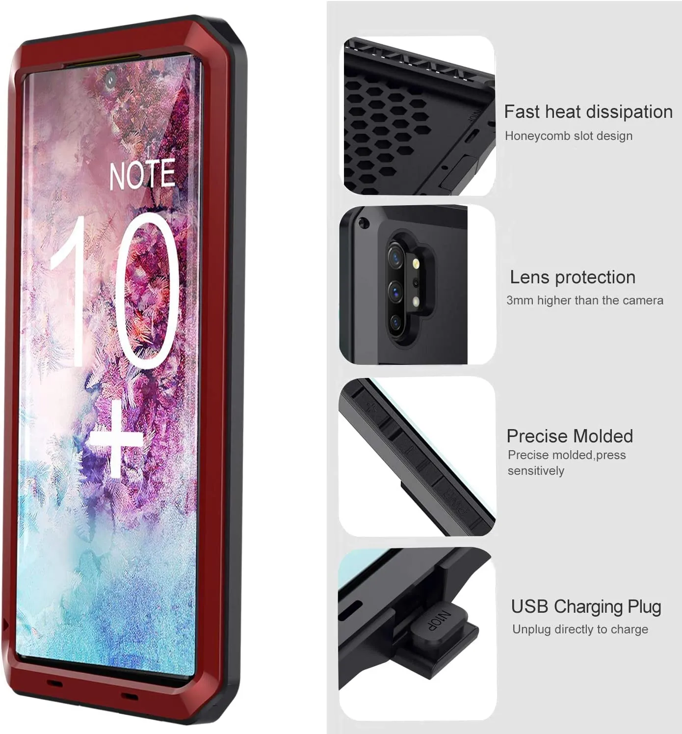 Galaxy Note 10 Plus Aluminum Metal Gorilla Case | Note 10 Plus Aluminum Case