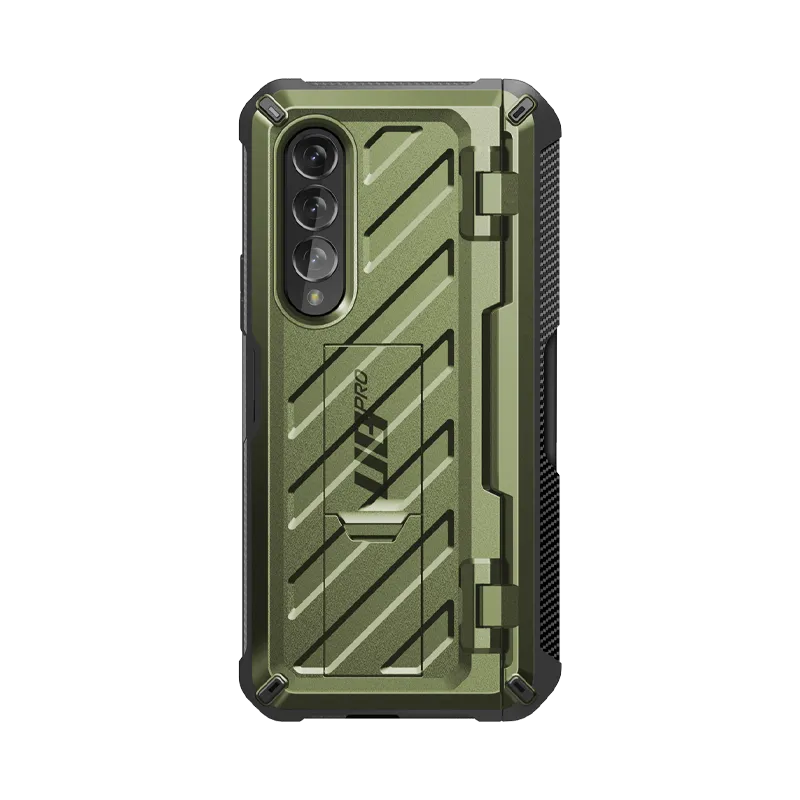 Galaxy Z Fold3 Unicorn Beetle PRO Rugged Case with S-Pen Holder-Dark Green