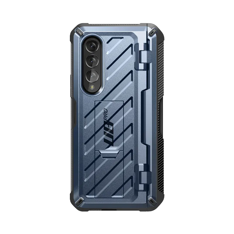 Galaxy Z Fold3 Unicorn Beetle PRO Rugged Case with S-Pen Holder-Metallic Blue