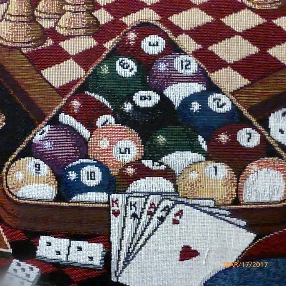 Game room Pillow cover, Extra Large floor pillows, Man Cave or Pool room Pillows
