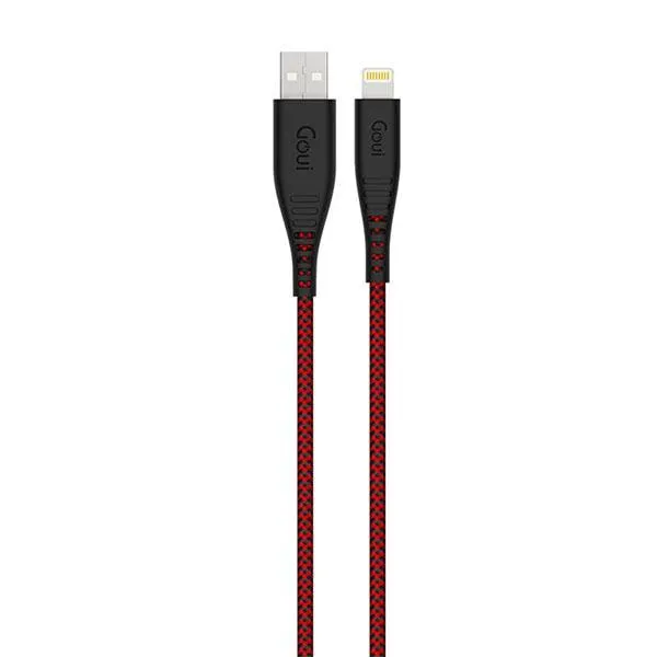 Goui Super Strong Flex MFI 8 Pin Lightning cable 1.5M Red-DZ38