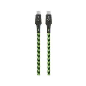 Goui Type C To C Tough Cable 100W 1.5M - Green-YHQE