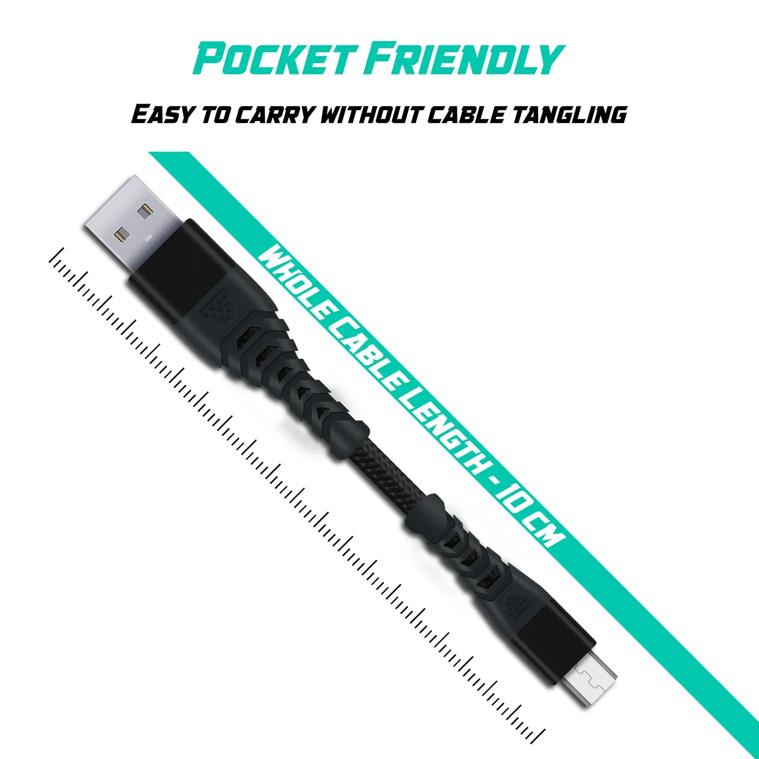 Heavy-Duty Micro USB Cable - USB 3.0 A to Micro B Fast Data and Charging Cable