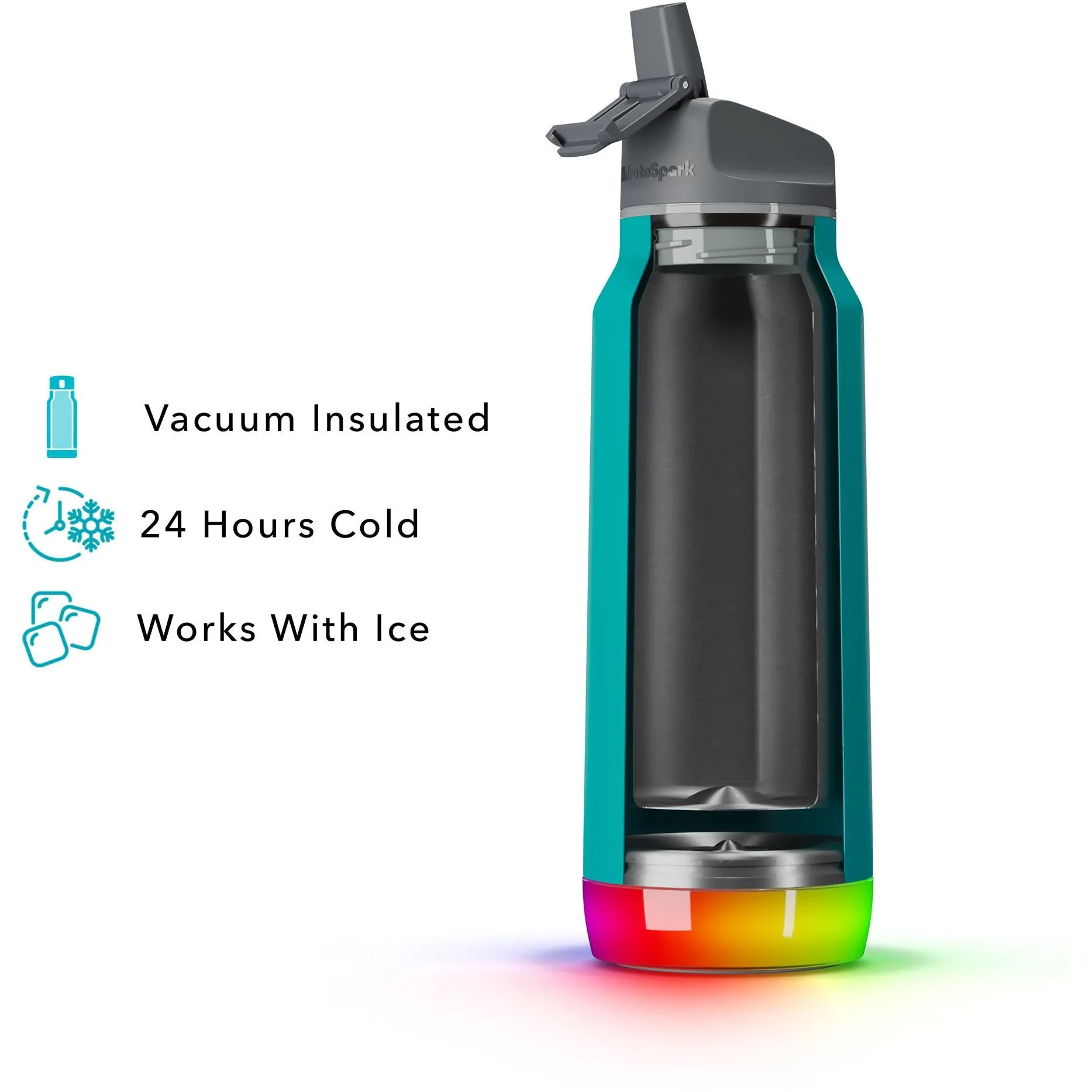 HidrateSpark Pro 946ml Straw Smart Drink Bottle (Sea Glass)