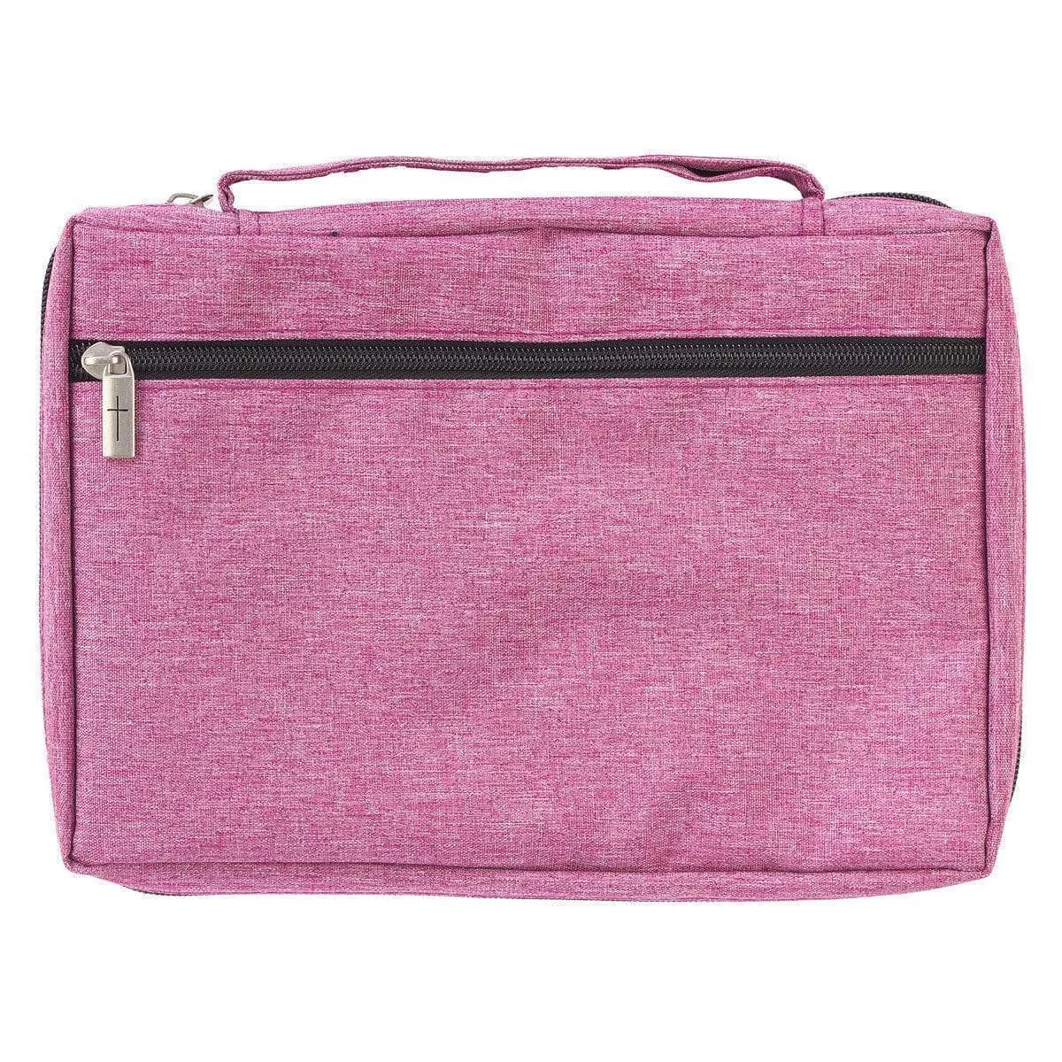 Hope And A Future Pink Canvas Bible Cover