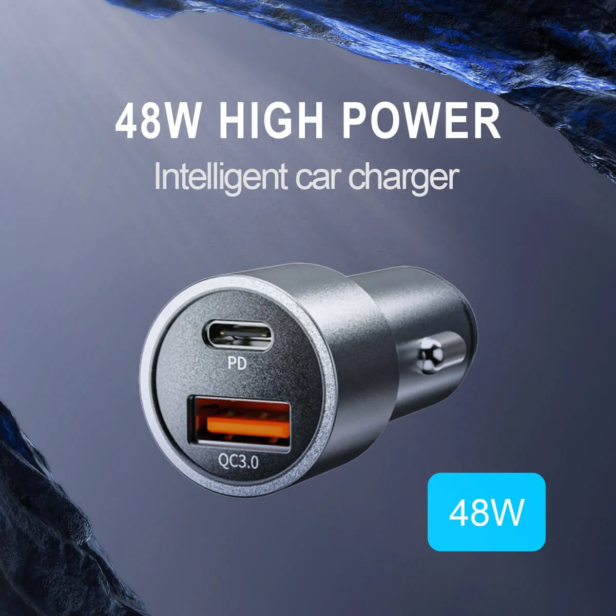 Hugmie® FCP-48W PD QC3.0 Car Charger