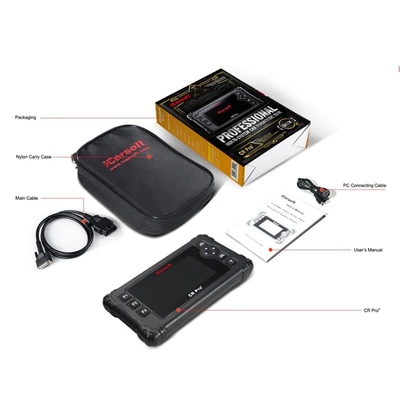 iCarsoft CR PRO Plus Professional Multi-Brand Diagnostic Scanner Tool