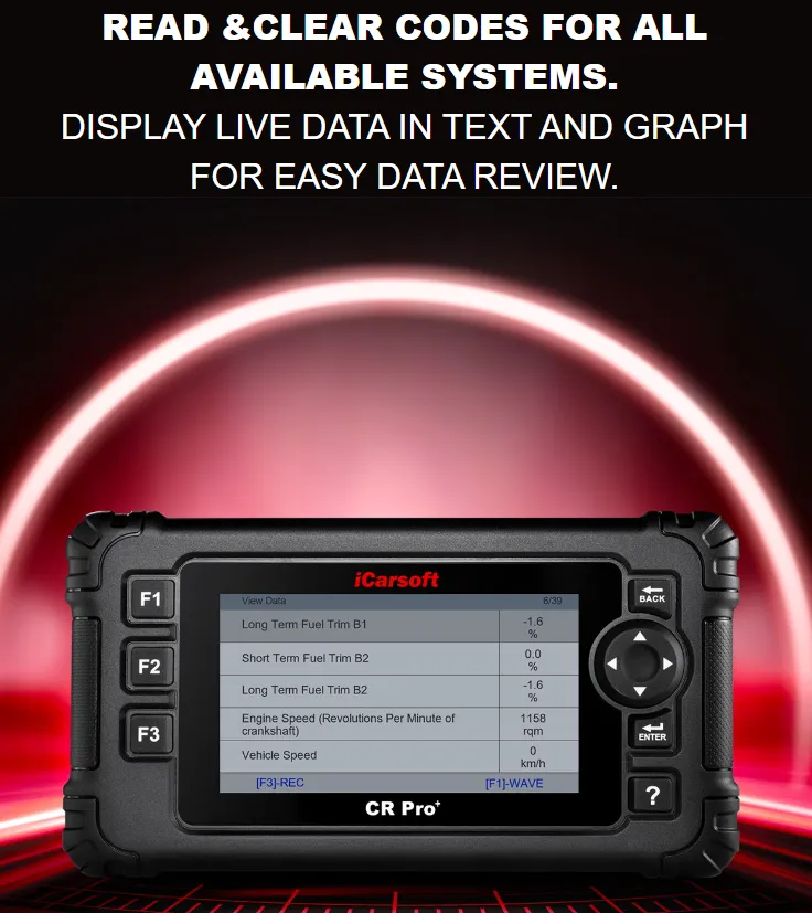 iCarsoft CR PRO Plus Professional Multi-Brand Diagnostic Scanner Tool