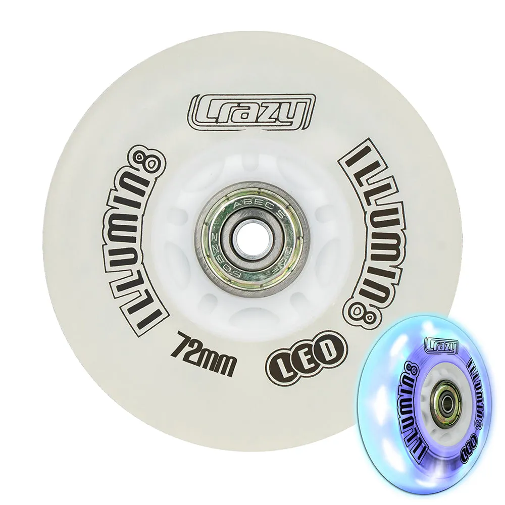 illumin8 LED Light Up Wheel - White