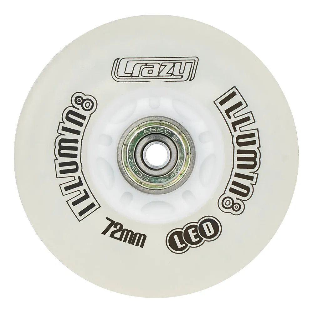 illumin8 LED Light Up Wheel - White
