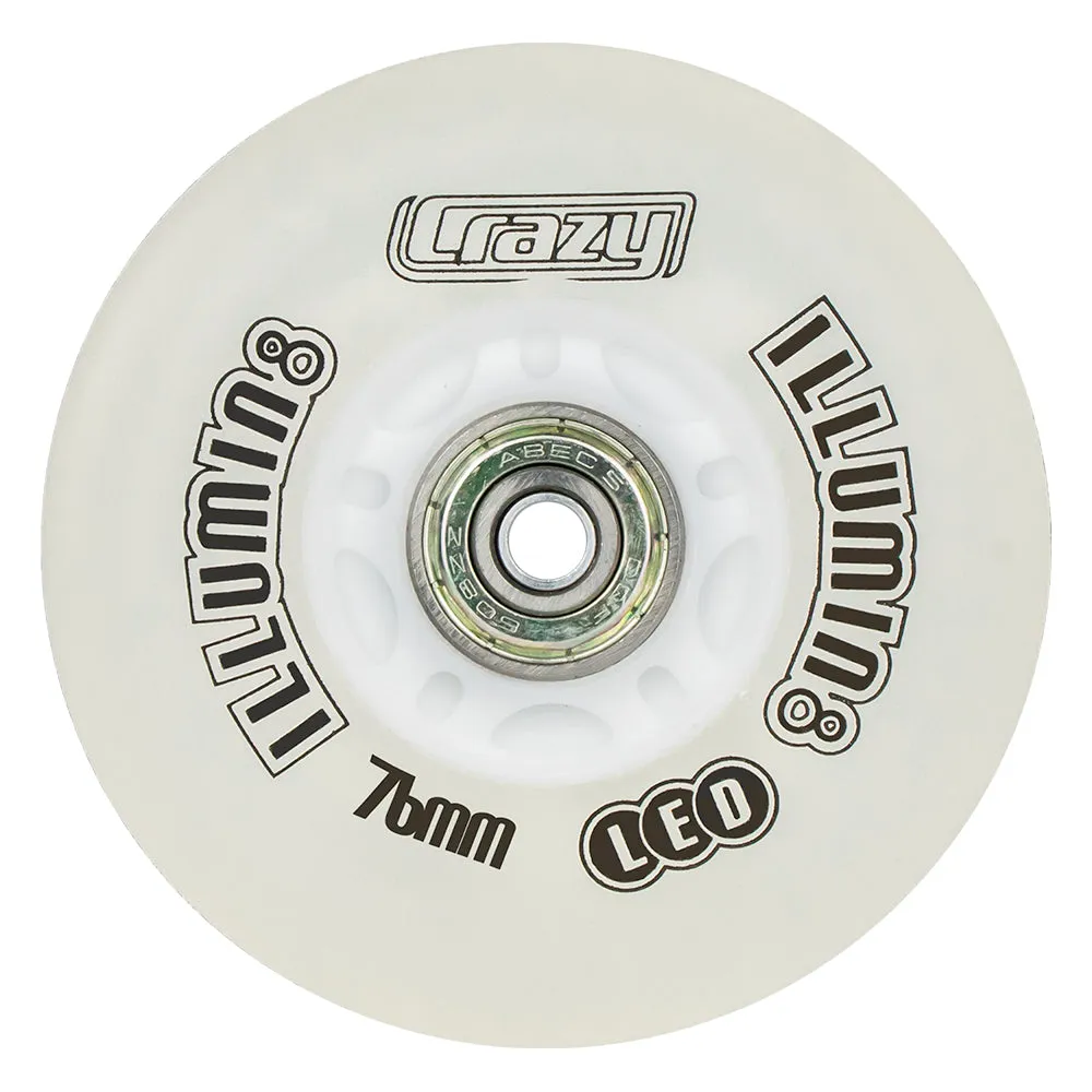 illumin8 LED Light Up Wheel - White