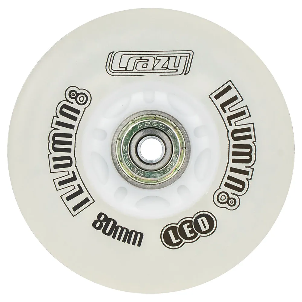 illumin8 LED Light Up Wheel - White
