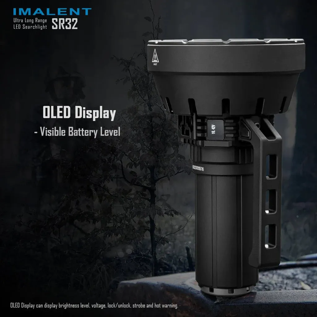 Imalent SR32 120,000 Lumens Flashlight | 2080 Meters