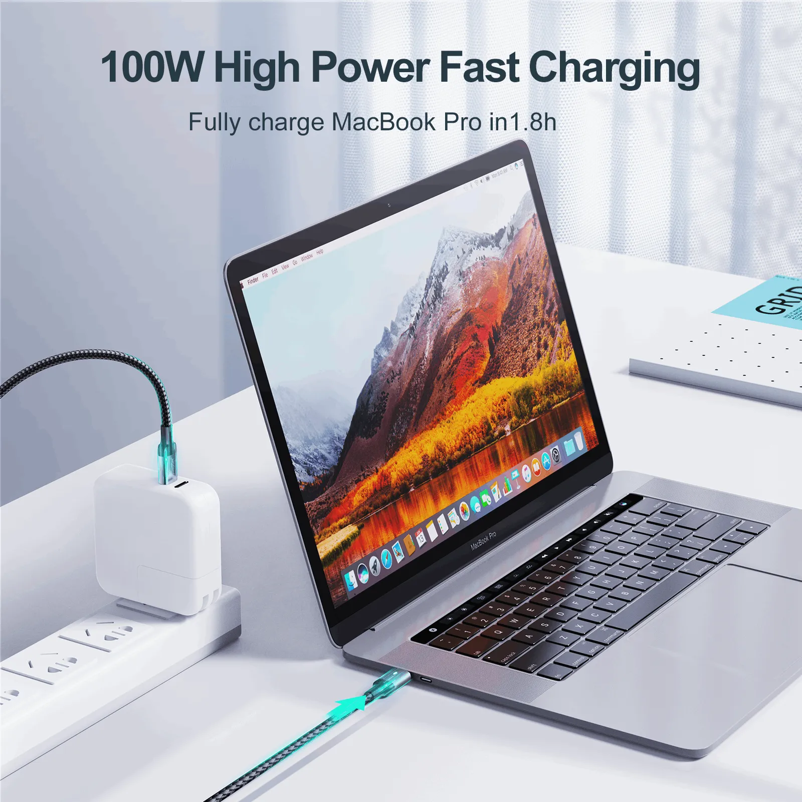Joyroom S-CC100A10 | Type-C to Type-C Mobile Cable | Fast Charge 100W PD