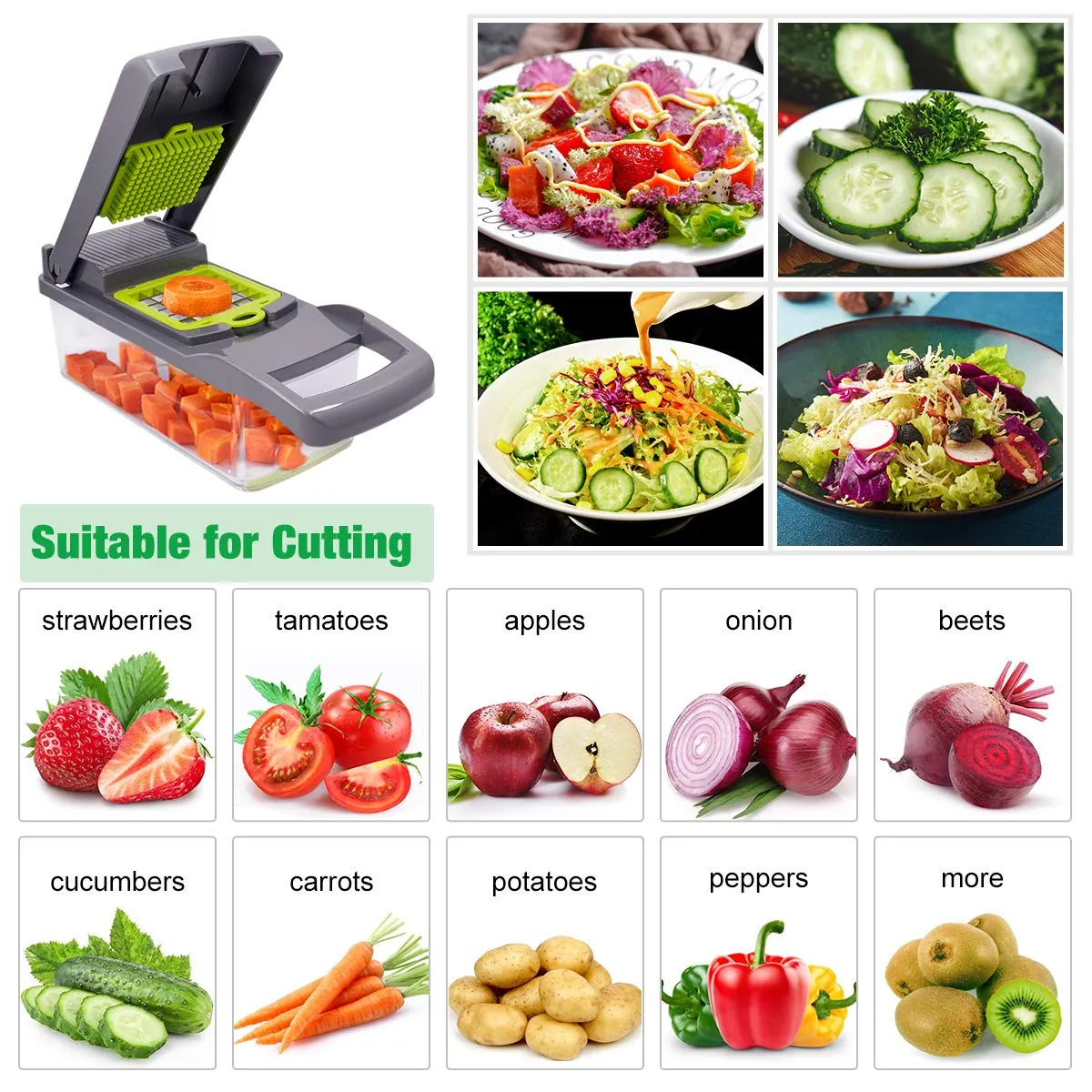 Kitchen vegetable cutter multifunctional Slicer Fruit  Potato Peeler Carrot Grater