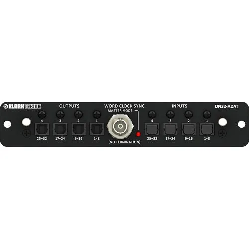 Klark Teknik DN32ADAT 32-Channel ADAT Expansion Card for M32 Console