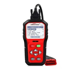 KONNWEI KW818 OBD2 Scanner 2.8" Large Screen OBDII Code Reader with Battery Test Function for All 1996 and Newer OBD II Protocol Cars