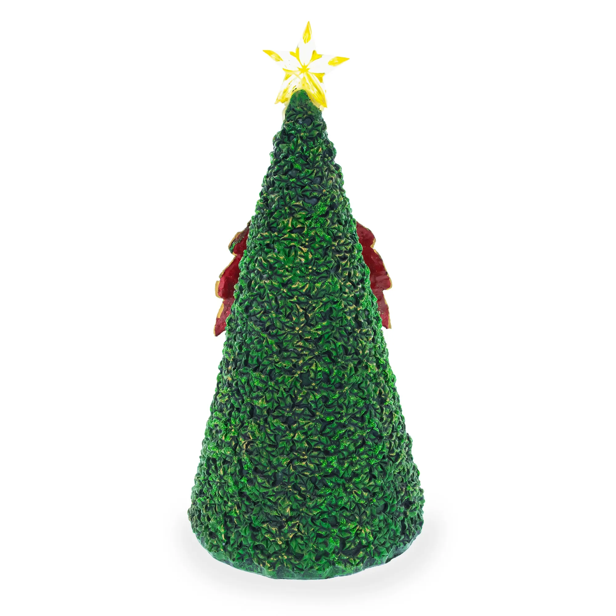 LED Animated Village Scene Tabletop Christmas Tree 13 Inches