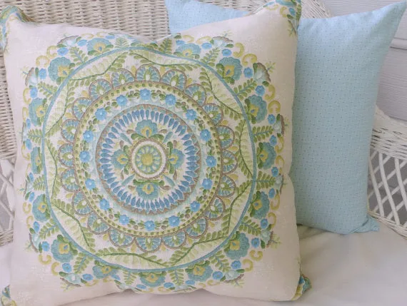 Linen Pillow Cover, Richloom Designer Fabric pillows