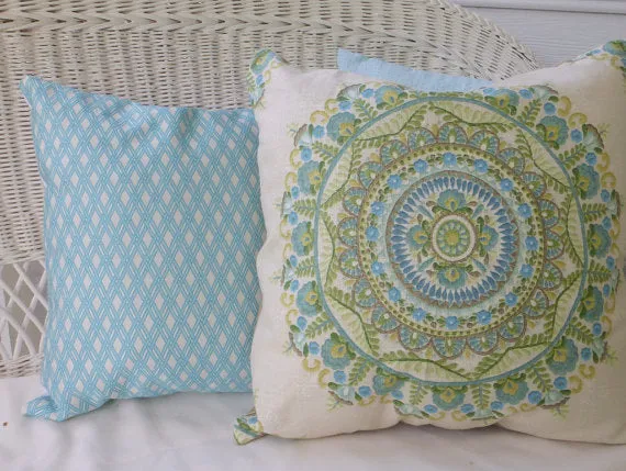 Linen Pillow Cover, Richloom Designer Fabric pillows