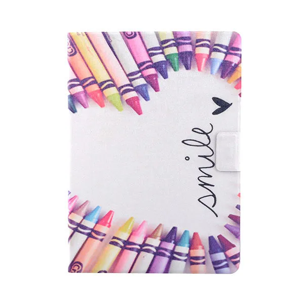 Luxury Stand Wallet Case for iPad air Cover Fashion Floral Print Pattern Leather Flip For iPad 5 Cover 9.7" Tablet PC Shell Capa