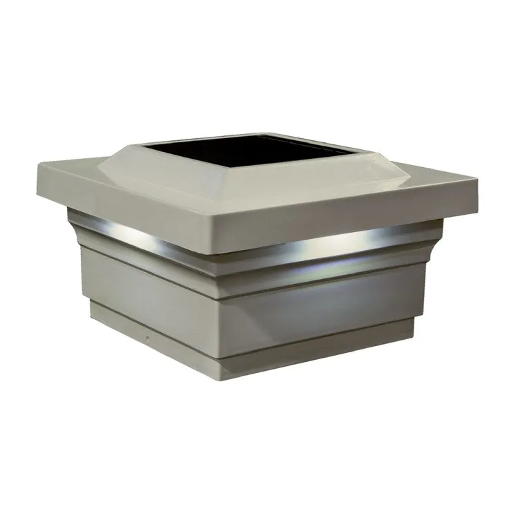 Majestic 5" x 5" PVC Solar Post Cap - Tan