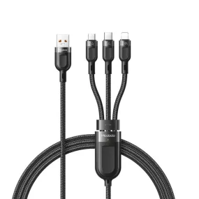 Mcdodo CA-879 | USB to Type-C, Lightning & Micro Mobile Cable | 3-in-1 Cable
