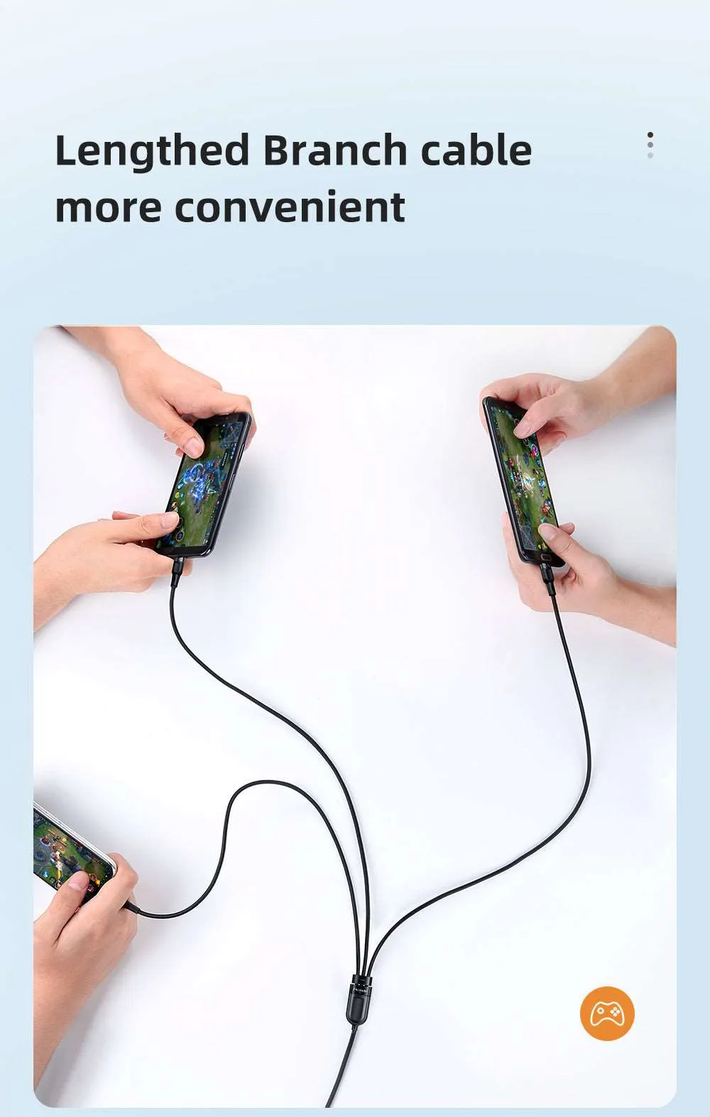 Mcdodo CA-879 | USB to Type-C, Lightning & Micro Mobile Cable | 3-in-1 Cable