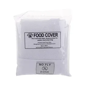 Mesh Food Cover Throw White 98x98cm