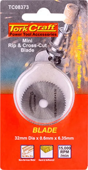 MINI RIP AND CROSS CUT BLADE 31.8 X  0.6 X 9.2MM