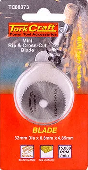 MINI RIP AND CROSS CUT BLADE 31.8 X  0.6 X 9.2MM