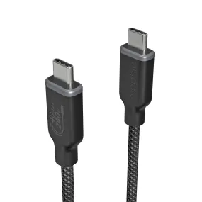 Mophie 80cm USB4 USB-C to USB-C Charge and Sync Cable - Black - 15-12594